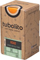 Tubolito Tubo Road SYNCD 700 mm Lightweight Inner Tube, Presta 60 mm (Orange Valve)