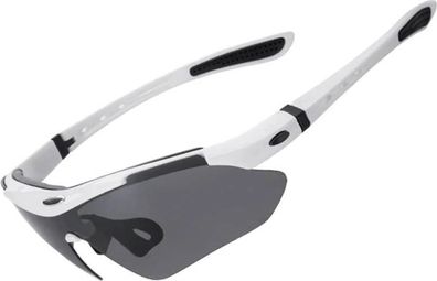 Cycling glasses photochromic UV400 white ROCKBROS