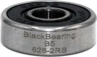Rodamiento negro 626 2RS 6 x 19 x 6 mm