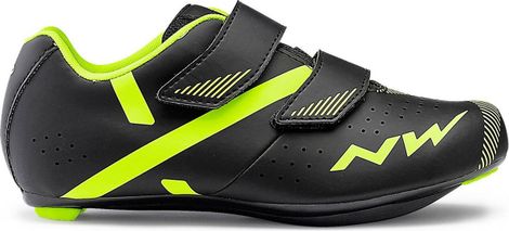 Northwave MTB Shoes Kids Torpedo 2 Junior Black Neon Yellow