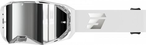 Masque VTT/BMX Shot Lite Adulte Calm Blanc Brillant