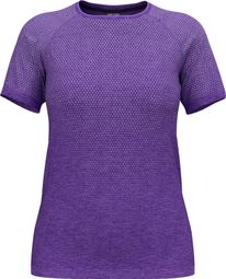 T-Shirt Running Femme Odlo Essentials Seamless Violet
