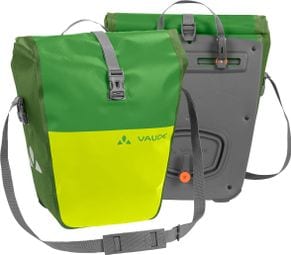 Pair of Vaude Aqua Back Color Saddlebags Green Yellow