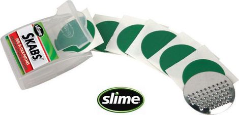 KIT DE REPARATION PIECES AUTOCOLLANTES Patches 6 SLIME