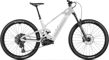 Bicicleta eléctrica de montaña con suspensión total Mondraker Scree S600 Sram 12V 600Wh Bosch 100Nm 29'' Blanco 2026