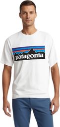 T-Shirt a maniche corte Patagonia P-6 Logo Responsibili-Tee Bianco Uomo