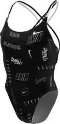 Einteiliger Badeanzug Women Nike Swim Modern Spiderback Schwarz &1= <strong>Einteiliger Badeanzug Women Nike Swim Modern Spiderback Schwarz</strong>