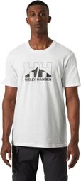 Helly Hansen Nord Grafisch T-shirt Wit