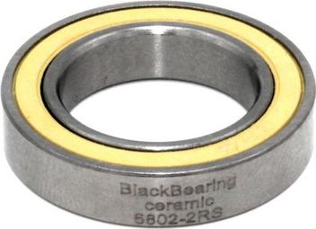 Cojinete de cerámica negro 6802-2RS 15 x 24 x 5 mm