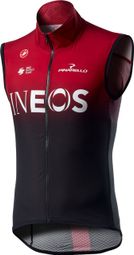 Veste Coupe-Vent Sans Manches Castelli Pro Light Wind Team Ineos 2020 Rouge Bordeaux Noir