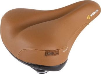 Velo Selle Peluche Avec Suspension Elastomère - Marron