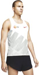 Camiseta sin mangas Nike Aeroswift NN blanco gris