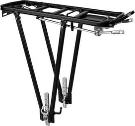 Porte-bagages pour vélo Noir Aluminium