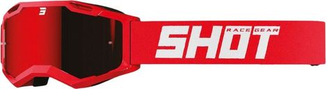 MTB/BMX Brille Shot Rocket Kinder 2.0 Solid Iridium Rot Glänzend