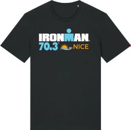 T-Shirt Manches Courtes Ironman 70.3 France Nice Homme Noir