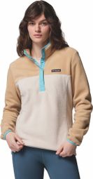 Columbia Damen Fleece 1/2 Snap Benton Springs Beige