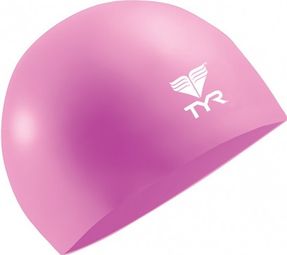 Cuffia da nuoto rosa in silicone