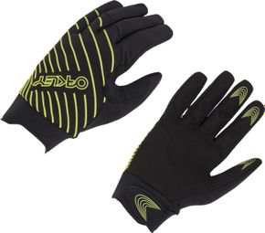 Lange MTB-Handschuhe Oakley Drop In 2.0 Schwarz/Grün