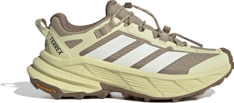 adidas Terrex Freehiker SL GTX Hiking Shoes, Green/Brown, Women's