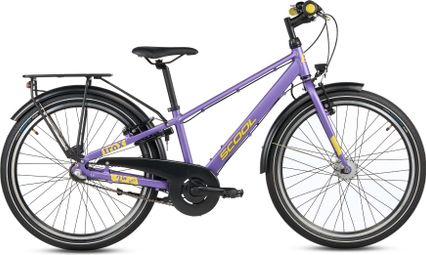 S’COOL troX pro  vélo enfant  3 vitesses  Violet/Jaune