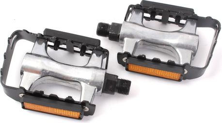 Pédales en aluminium pour VTT Fixie Prism 9/16 pouces avec roulements à billes