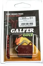 GALFER Brake Pads SHIMANO DEORE/NEXAVE  Sintered ADVANCED G1851