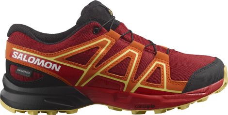 Scarpe Salomon Speedcross CSWP Junior Red/Orange