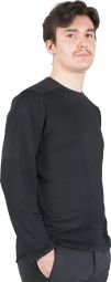 T-shirt Manches Longues Vertical Mountain Alpine Noir