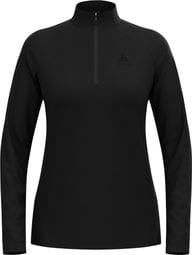 Women's Odlo Essentials Light 1/2 Zip Sweater Black