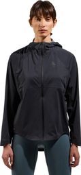 Giacca da pioggia Odlo Active 365 Performance Knit da donna, nero