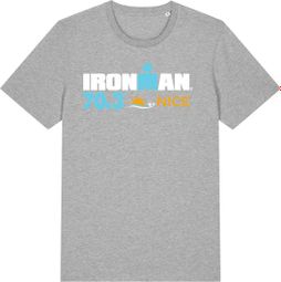 T-Shirt Manches Courtes Ironman 70.3 France Nice Gris Homme