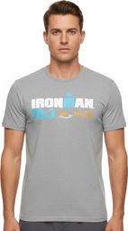 Ironman 70.3 Frankrijk Heren Grijs Korte Mouw T-Shirt