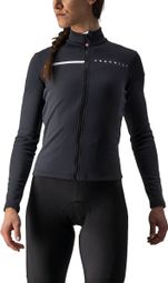 Maillot de manga larga para mujer Castelli Sinergia 2 Negro