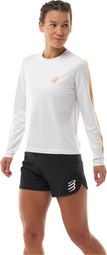 Compressport Performance Women's White/Orange Running T-Shirt