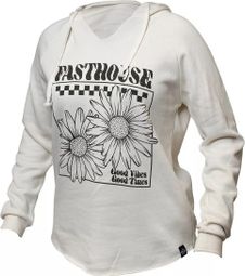 FASTHOUSE Hoodie Femme ANTHEM CREW NECK Blanc CassÈ