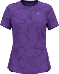 T-Shirt Technique Femme Odlo Zeroweight Engineered Chill-Tec Violet