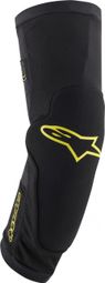 Protector de rodilla Alpinestars Paragon Plus Negro Amarillo Ácido