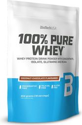 100% Pure Whey (454g) | Biotech Usa | Chocolat Noix De Coco |  Whey Protéine