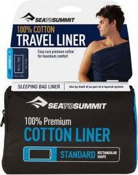 Drap de sac Sea To Summit Coton Rectangular Navy