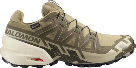 Salomon Speedcross 6 GTX Khaki Men's Trail Running Shoes