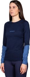 Baselayer a maniche lunghe da donna AYAQ Mefonna Merinos Blue