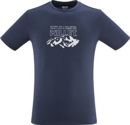 T-Shirt Millet Millet Mountain Bleu