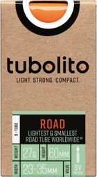 Tubolito S-Tubo Road Lightweight Inner Tube, 700 mm, Presta, 60 mm (Orange Valve)