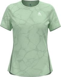 Odlo Zeroweight Engineered Chill-Tec Dames Technisch T-shirt Groen
