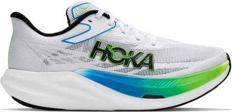 Zapatillas de running Hoka Rocket X 3 Blanco/Verde/Azul Unisex