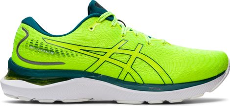 Chaussures Running Asics Gel Cumulus 24 Jaune Bleu