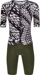 Maillot à fermeture éclair complète SMS Santini vélo triathlon vélo