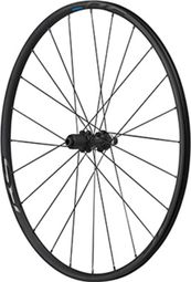 Roue route 700 Shimano rs370 disc centerlock axe traversant 12-148mm arriere 11-10v.  noir (hauteur jante 23mm) tubeless