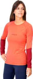 Baselayer Langarm Women AYAQ Mefonna Merinos Orange