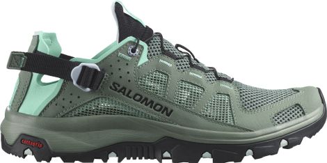 Chaussures Amphibies Salomon Techamphibian 5 Vert Femme